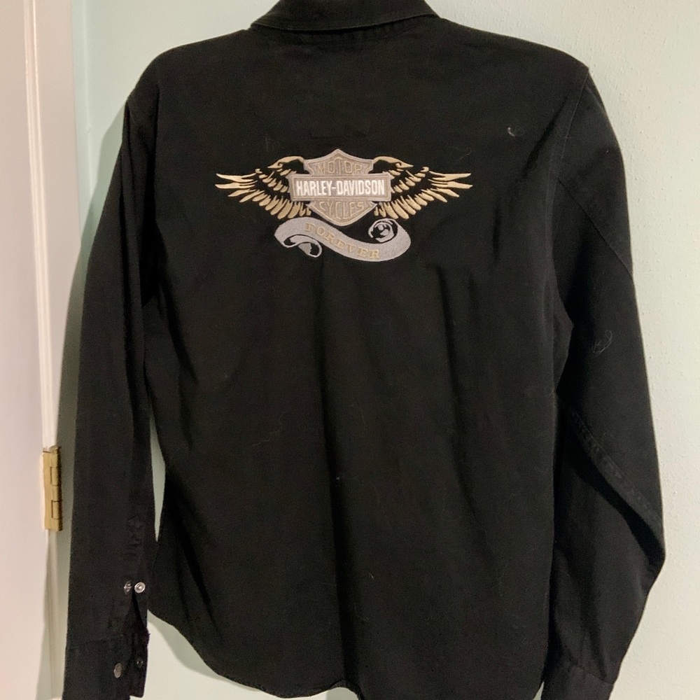 Harley Davidson Collared Blouse